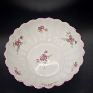 Shelley Bridal Rose Pattern Fine Bone China England Floral Bowl 13545